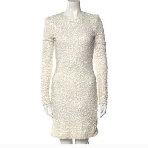 White/cream sequin dress
